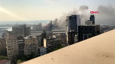 Beyrut patlamasının en net görüntüleri yayınlandı
