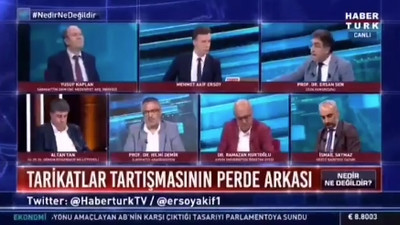 Canlı yayında Türkiye'ye ''cemaat'' ve ''tarikat'' dersi!