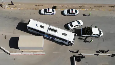 43 ilin geçiş noktasında otobüsler tek tek durduruldu