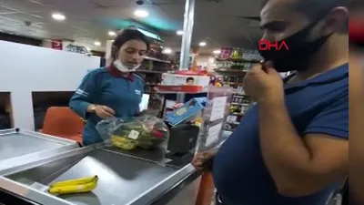 Maske uyarısı yapan müşteriyi böyle azarladı