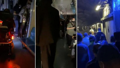 Marmaray'da kabus! Yolcular mahsur kaldı...