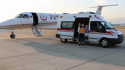 Ambulans uçak AK Partili vekilin oğlu için havalandı