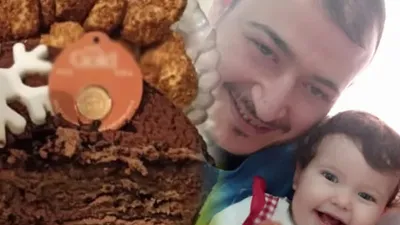 Şaşkına çeviren olay! Yılbaşı pastasından bakın ne çıktı?