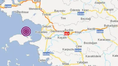 İzmir'de 4 büyüklüğünde şiddetli deprem