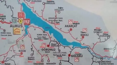 Alevi köylerini tek tek işaretlemişler!