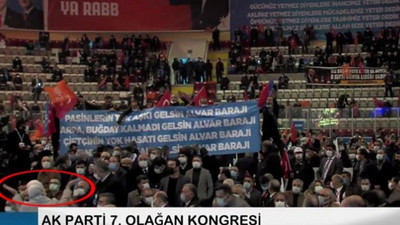 AK Parti'de partiyi karıştıran pankart!