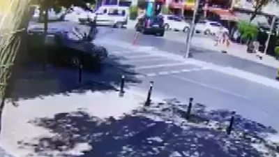 Makas atarak bir kadına çarpan sürücü serbest bırakıldı