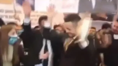 AK Parti'de davullu zurnalı sazlı sözlü ''lebaleb'' kongre