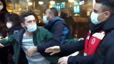 Boğaziçi protestosunda ilginç anlar! Polis, polisi gözaltına almak istedi