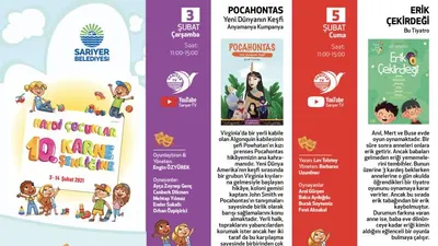 Sarıyerli çocuklara karne hediyesi