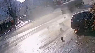 Son anda fark etti! Kıl payı kurtuluş