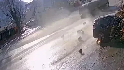 Son anda fark etti! Kıl payı kurtuluş