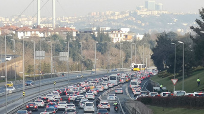 Çünkü normal değil, ''a''normaliz! İstanbul'da trafik durdu!
