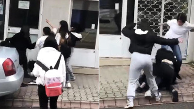 Genç kızı yere yatırıp tekme tokat dövdüler!