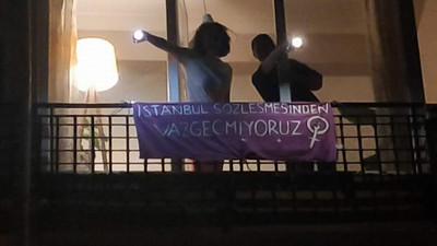 Sokağa çıkamayan kadınlar, cama çıktı!