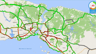 İstanbul'da trafik kilit!