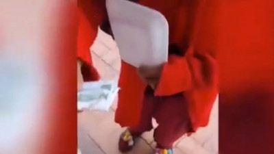 ''Meğer gerçekten insanlık ölmüş'' dedirten görüntü!