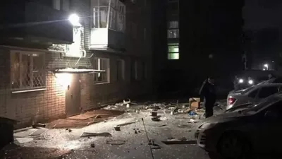 9 katlı apartmanda doğalgaz patlaması