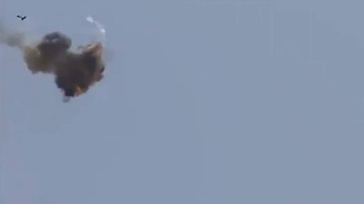 Suudi jeti, Husilere ait ''drone''u böyle vurdu