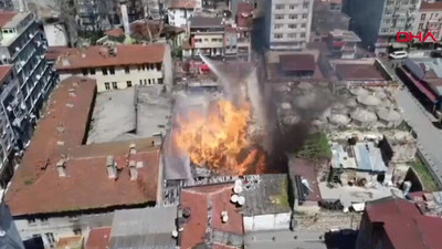 Emniyet'in deposunda yangın! Patlama sesleri yükseliyor