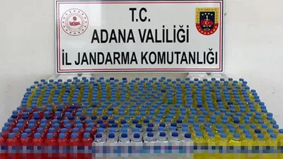 Adana'da sahte içki operasyonu!