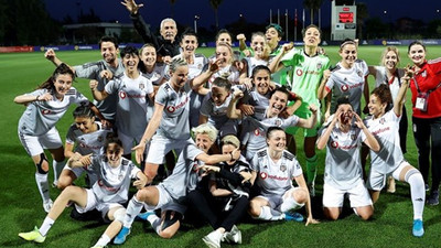 Kadın Futbol Ligi'nde Şampiyon Beşiktaş