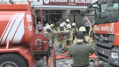 İstanbul Üniversitesi Tıp Fakültesi'nde yangın