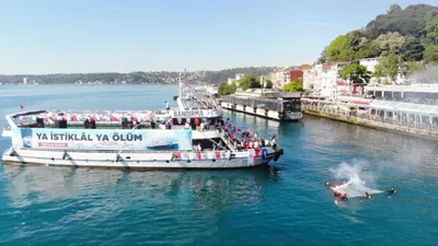 Sarıyer'de karada ve denizde 19 Mayıs