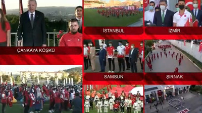 19 Mayıs coşkusu... Türkiye 19.19'da tek ses oldu