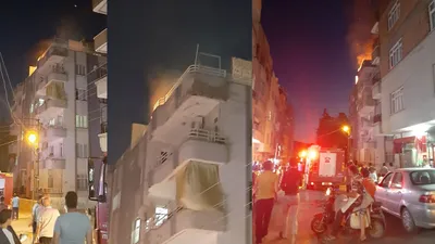Eşiyle tartışıp evi yaktı, iki çocuğunu rehin aldı