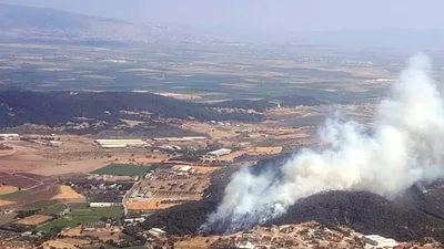 Foça'da korkutan orman yangını
