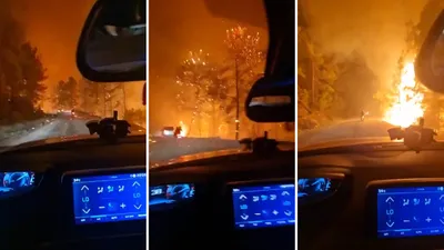 Manavgat’ta alevlerin arasında ölüm yolculuğu kamerada