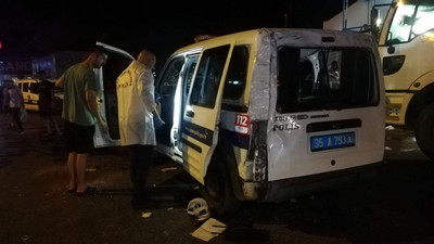İzmir’de trafik kazası 1 polis şehit, 4 yaralı