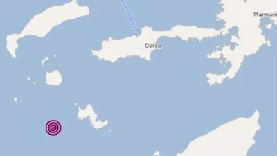 Datça'da 4.9 büyüklüğünde deprem