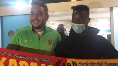 Kayserispor'un yeni transferi Mane geldi