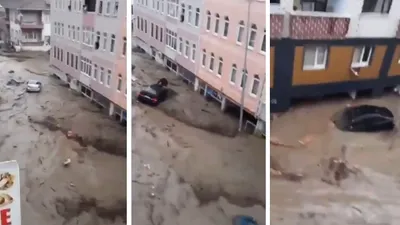 Görüntüler korkunç! Kastamonu'nun Bozkurt ilçesi böyle yok oldu