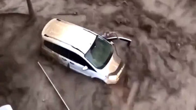 Sel felaketinden mucize eseri kurtulan şanslı vatandaş o anları böyle anlattı
