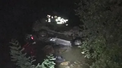 Giresun’da sollama yapan araç sürücüsü dereye uçtu