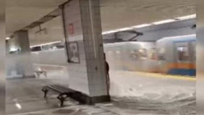 İstanbul metrosunda intihar girişimi ve su baskını! Seferler aksıyor