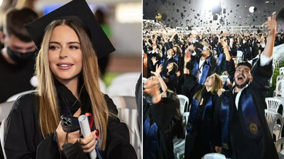 Ünlü şarkıcı 15 yıl sonra mezun oldu