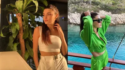 Hande Erçel araba pozuyla büyüledi