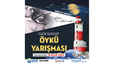 Sarıyer'de Fakir Bykurt Öykü Yarışması başvuruları başladı