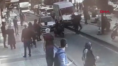 Engelliye önce çarpıp sonra darp etti!