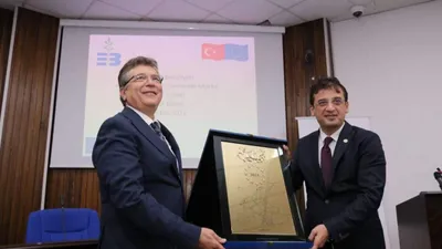 Edremit Belediyesi Avrupa Şeref Plaketini aldı
