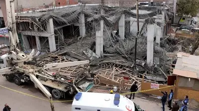 Ankara'da inşaatta göçük: Yaralılar var