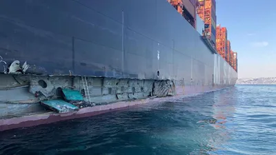 Marmara'da 2 yük gemisi çarpıştı