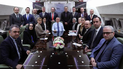 Erdoğan'dan Azerbaycan dönüşü uçakta çok konuşulacak açıklama