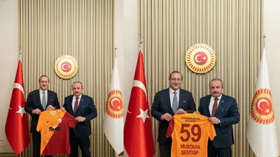 Burak Elmas'tan TBMM Başkanı Şentop'a ziyaret