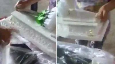Ölen bebeklerinin tabutunu açan acılı aileye büyük şok
