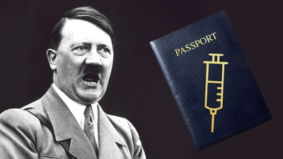 Hitler'in aşı pasaportu şoke etti